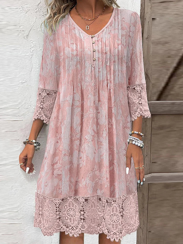 CM | Vestido midi de encaje atemporal