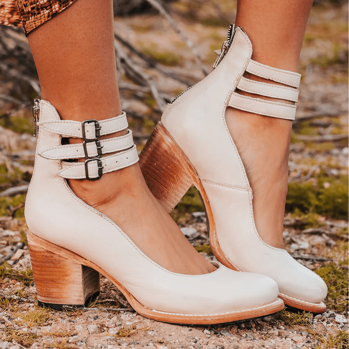 CM | tacones con triple hebilla