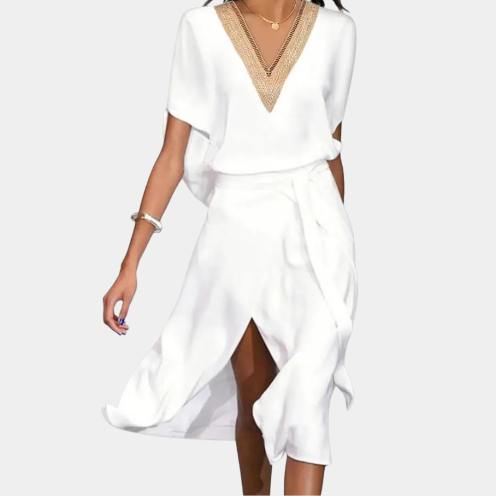 CM | Araluen Vestido de verano sencillo y elegante
