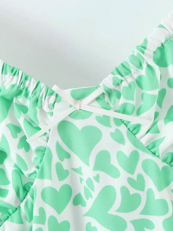 CM | Minivestido de tirantes sin espalda estampado