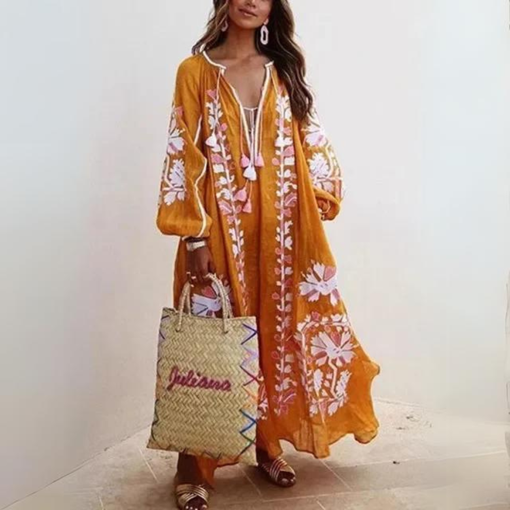 CM | Elegante vestido largo de estilo boho