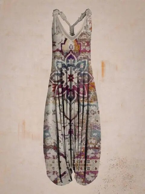 CM | Casual Jumpsuit Bohemian StyleWool - Casual Jumpsuit Bohemian Style