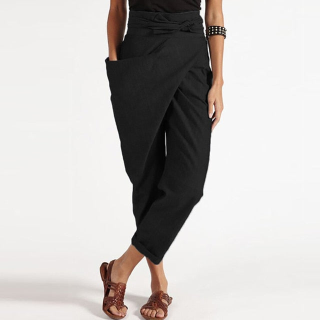 CM | Pantalones con vuelta envolvente