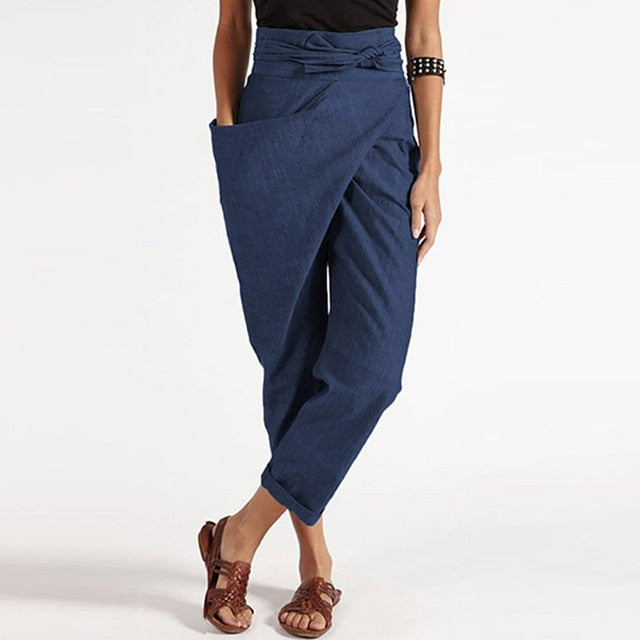 CM | Pantalones con vuelta envolvente