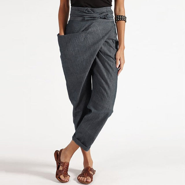 CM | Pantalones con vuelta envolvente
