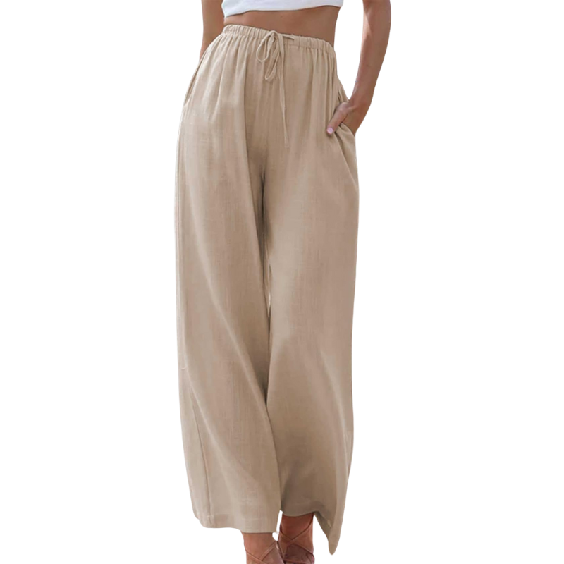 CM | Pantalones de cintura alta y pernera ancha
