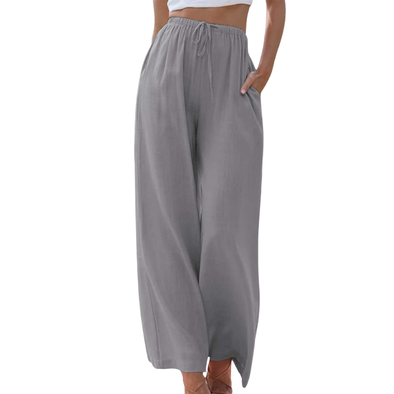 CM | Pantalones de cintura alta y pernera ancha
