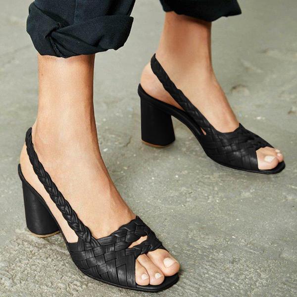 CM | Tacones Altos Sandalias Vintage