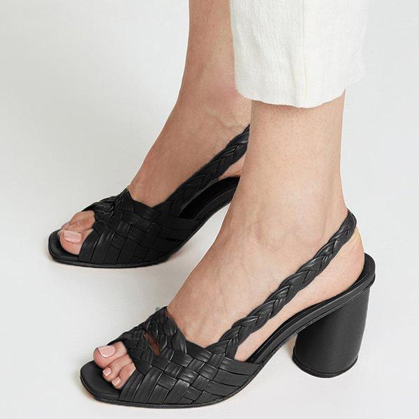 CM | Tacones Altos Sandalias Vintage