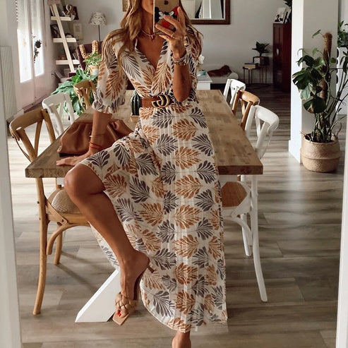 CM | elegante vestido largo para mujer