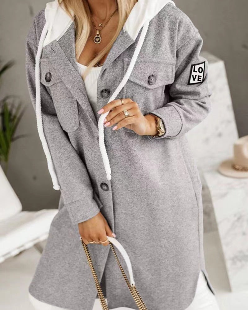 CM | Elegante abrigo con capucha