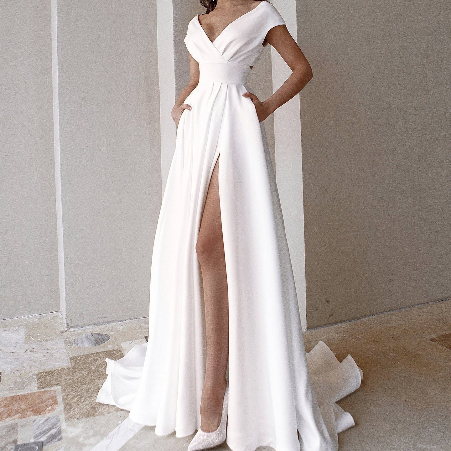 Acogedor y chic Vestido