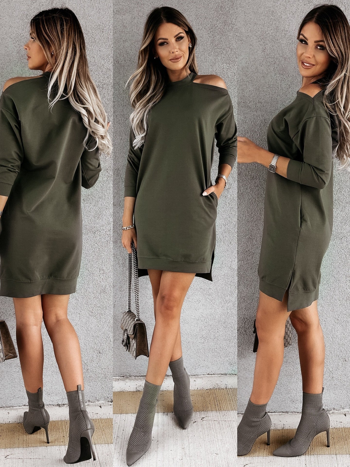 Acogedor y chic Vestido