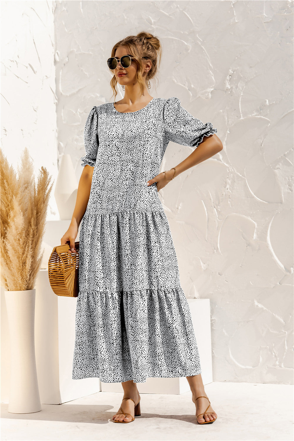 CM | Vestido midi de cuadros para todos los días