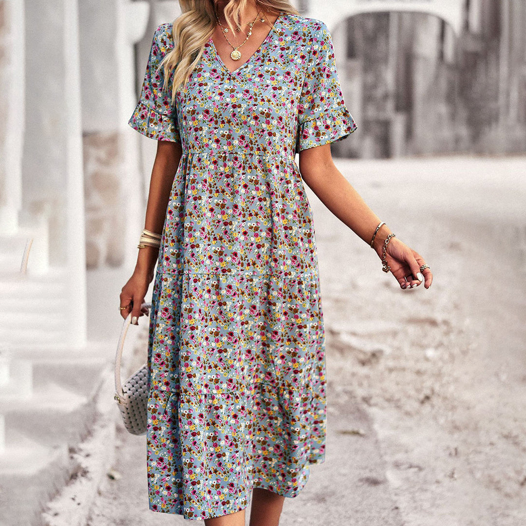 CM | Elegante vestido midi floral