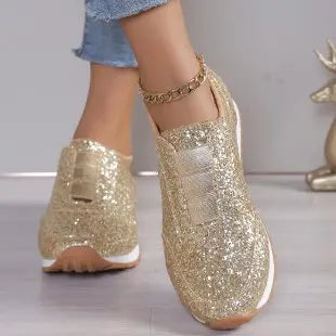 CM | Zapatillas con purpurina