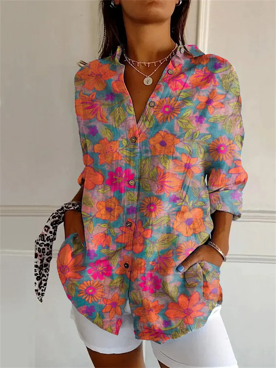 CM | Blusa casual con estampado floral