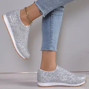 CM | Zapatillas con purpurina