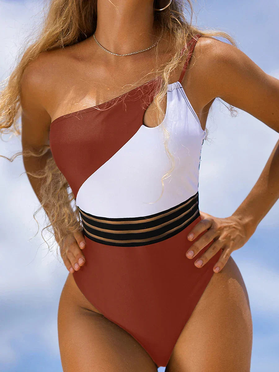 CM | Bikini traje de baño para las mujeres panel de tela patchwork cuerpo