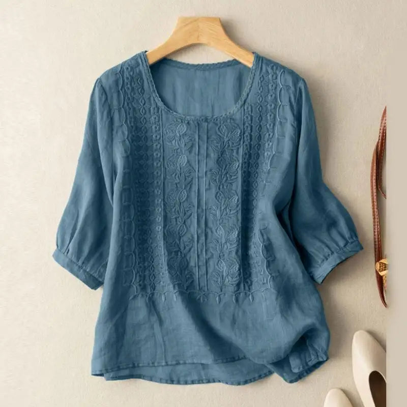 CM | Blusa boho bordada