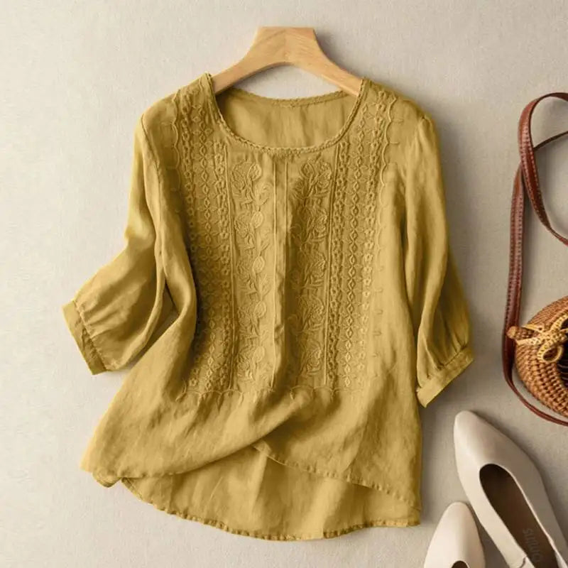 CM | Blusa boho bordada