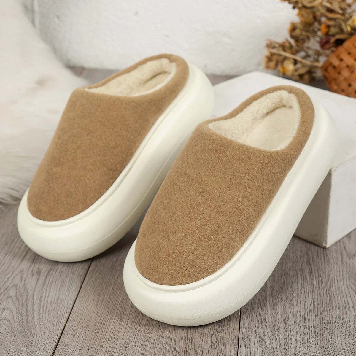 Ortopédico Zapatillas de casa de apoyo y moderno