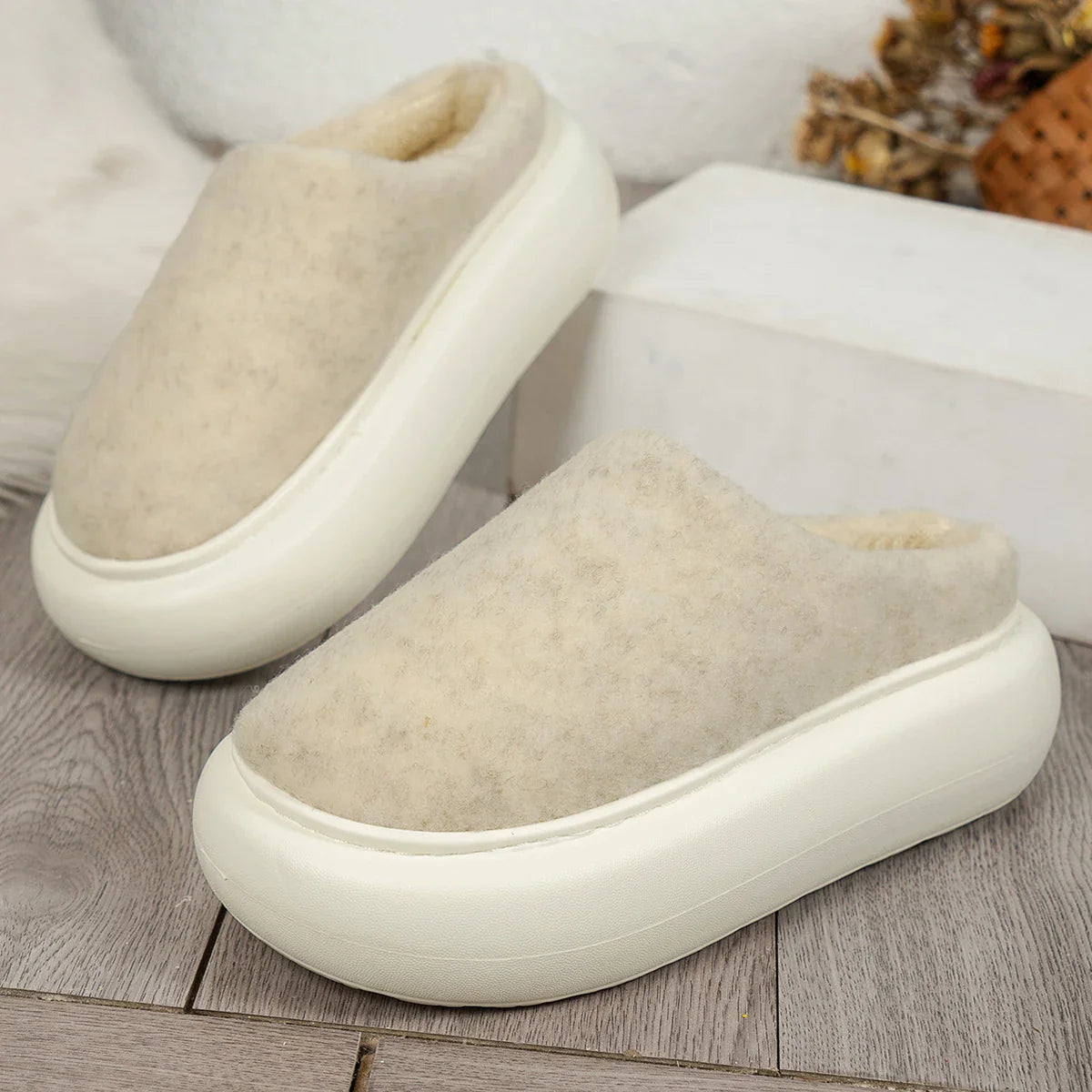 Ortopédico Zapatillas de casa de apoyo y moderno