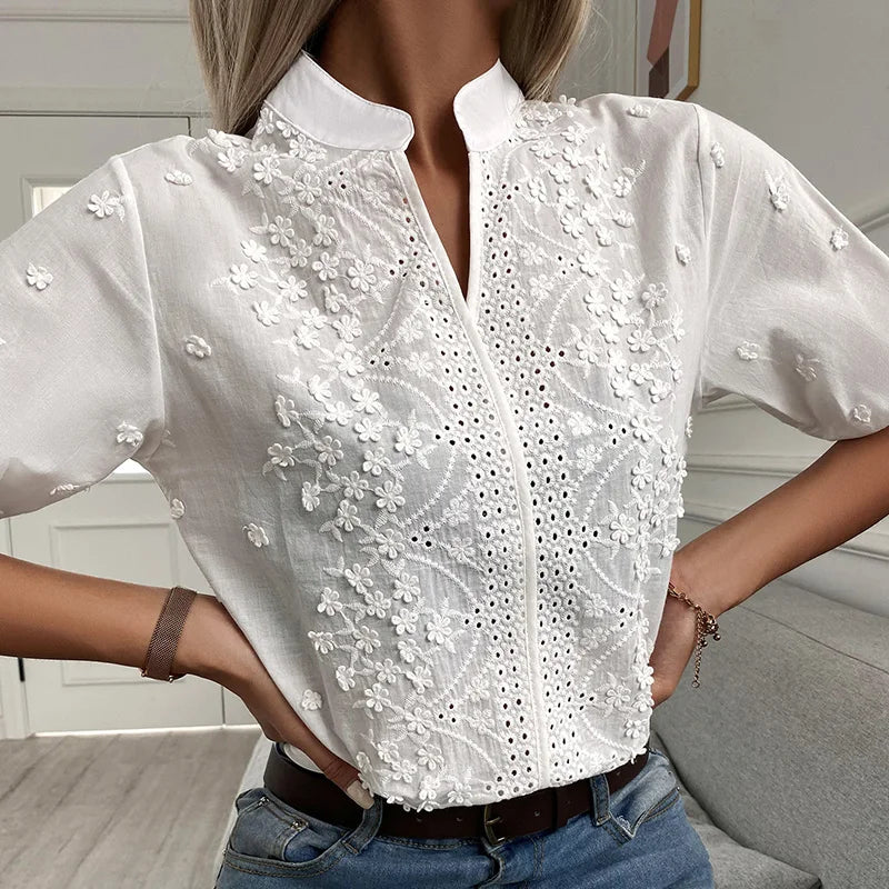 CM | Blusa bordada para mujer