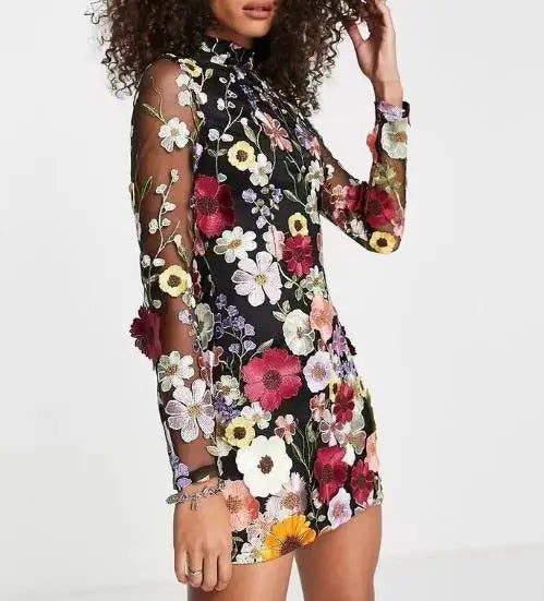 CM | sofisticado mini vestido para mujer