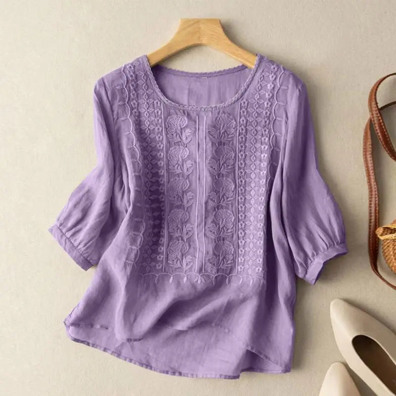 CM | Blusa boho bordada