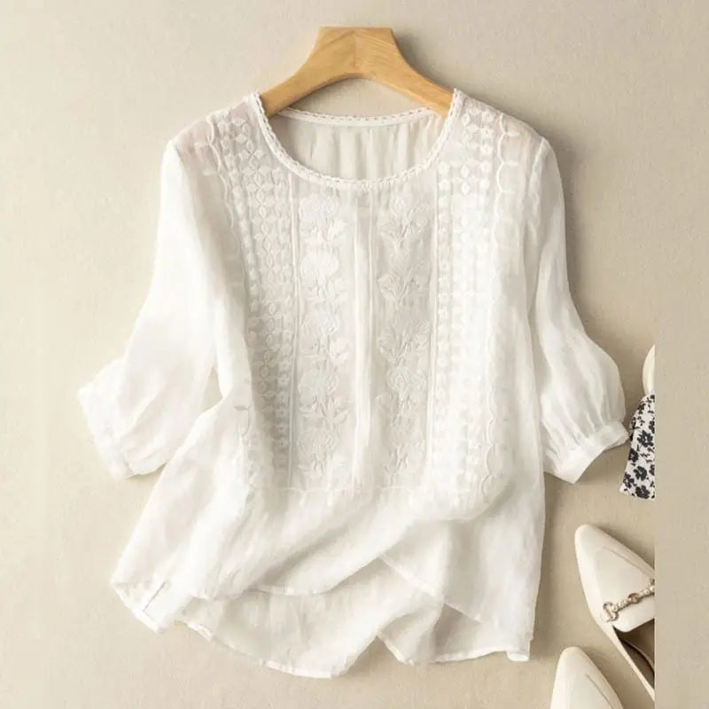 CM | Blusa boho bordada