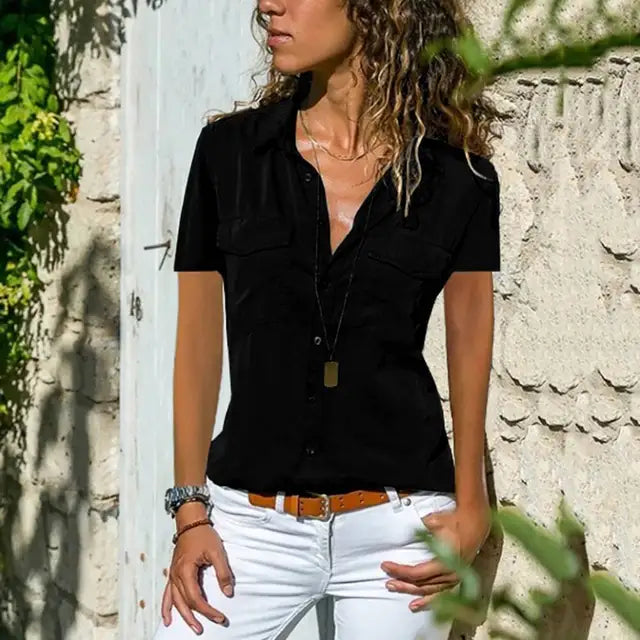 CM | Blusa Camisa Señoras Borgoña