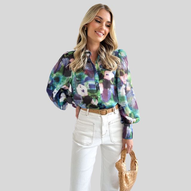 CM | Blusa mono clásica y elegante