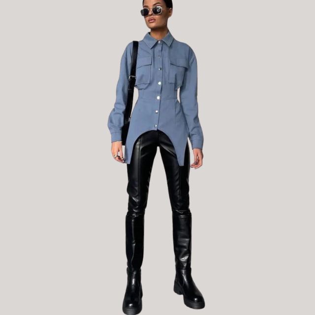 CM | Camisa de mono elegante y con estilo