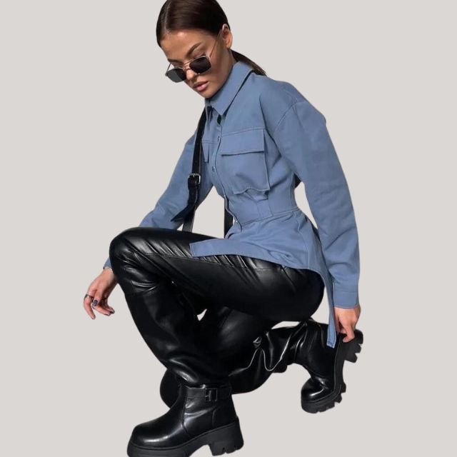 CM | Camisa de mono elegante y con estilo