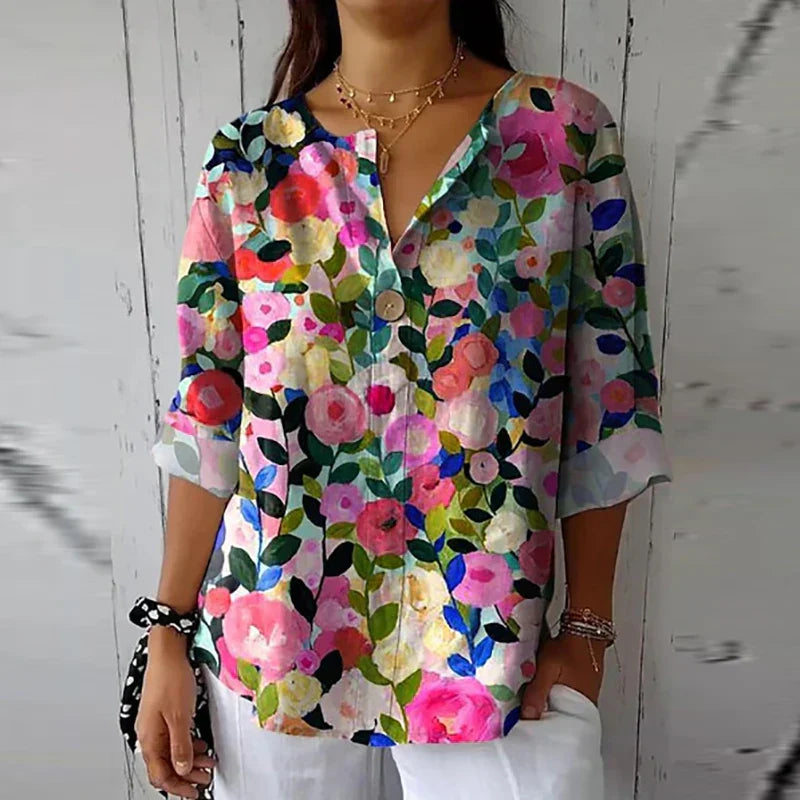 CM | Blusa Casual Estampado Floral