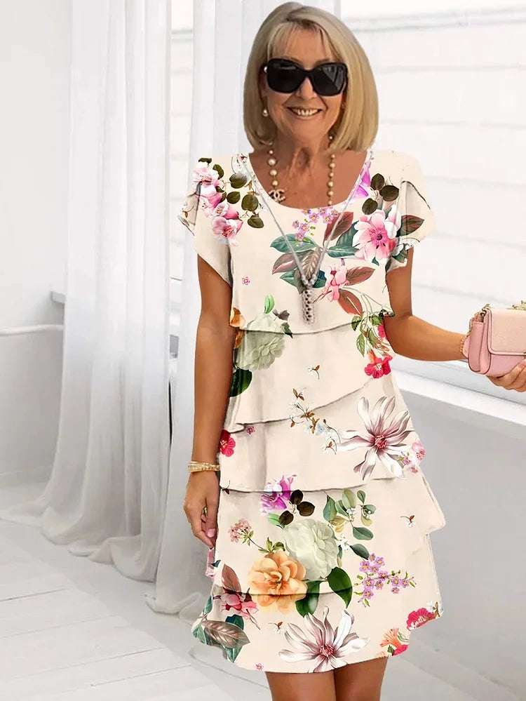 CM | Emily™ - Elegante maxi vestido con flores