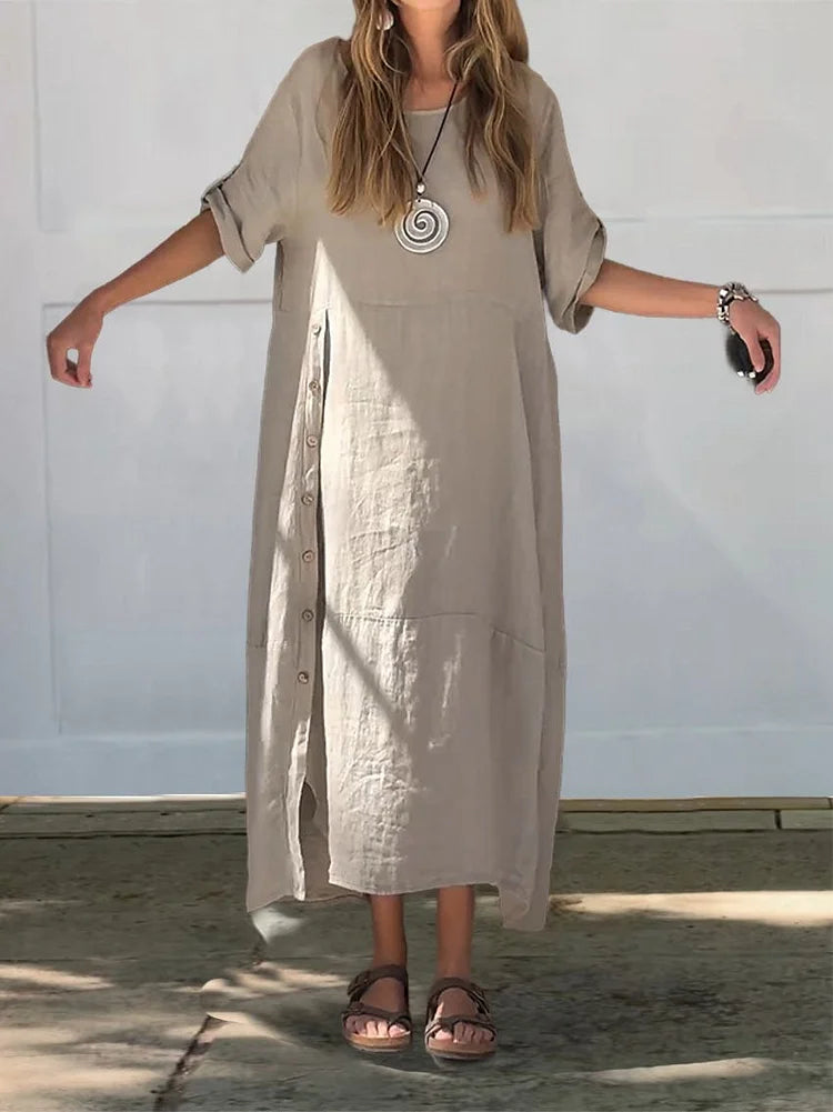 CM | Atemporal, maxi vestido holgado