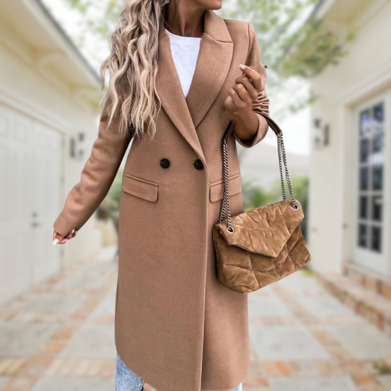 CM | Abrigo largo elegante y con estilo