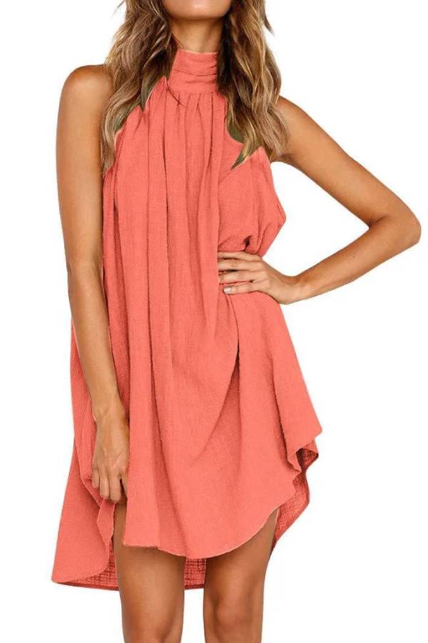CM | Mini vestido sin mangas Sweet Crinkle
