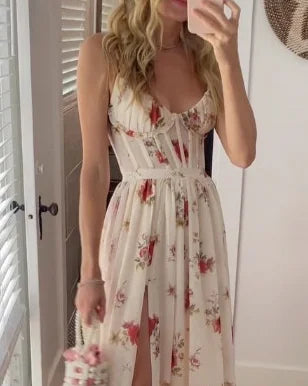 CM | Elegante maxi vestido floral