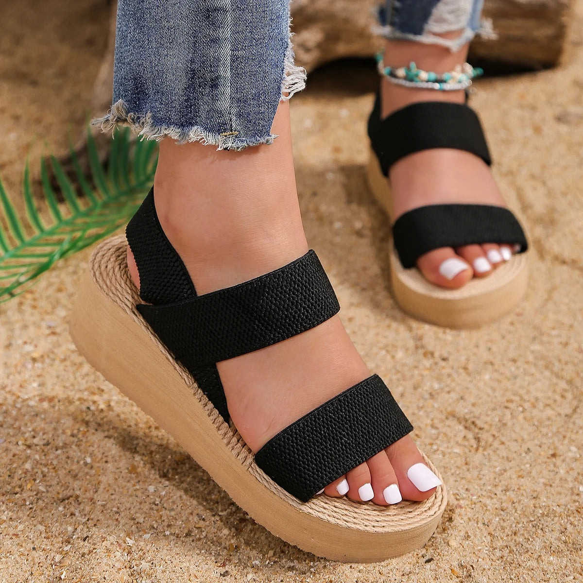 CM | | Sandalias elegantes y cómodas con suela antideslizante