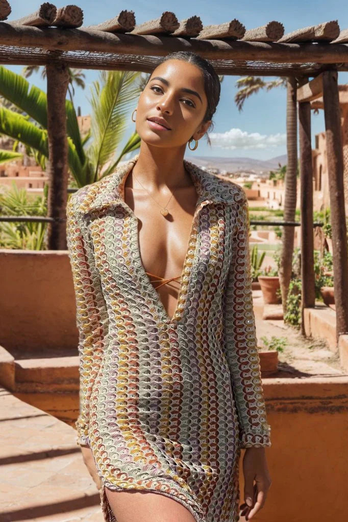 CM | Maxi vestido de playa