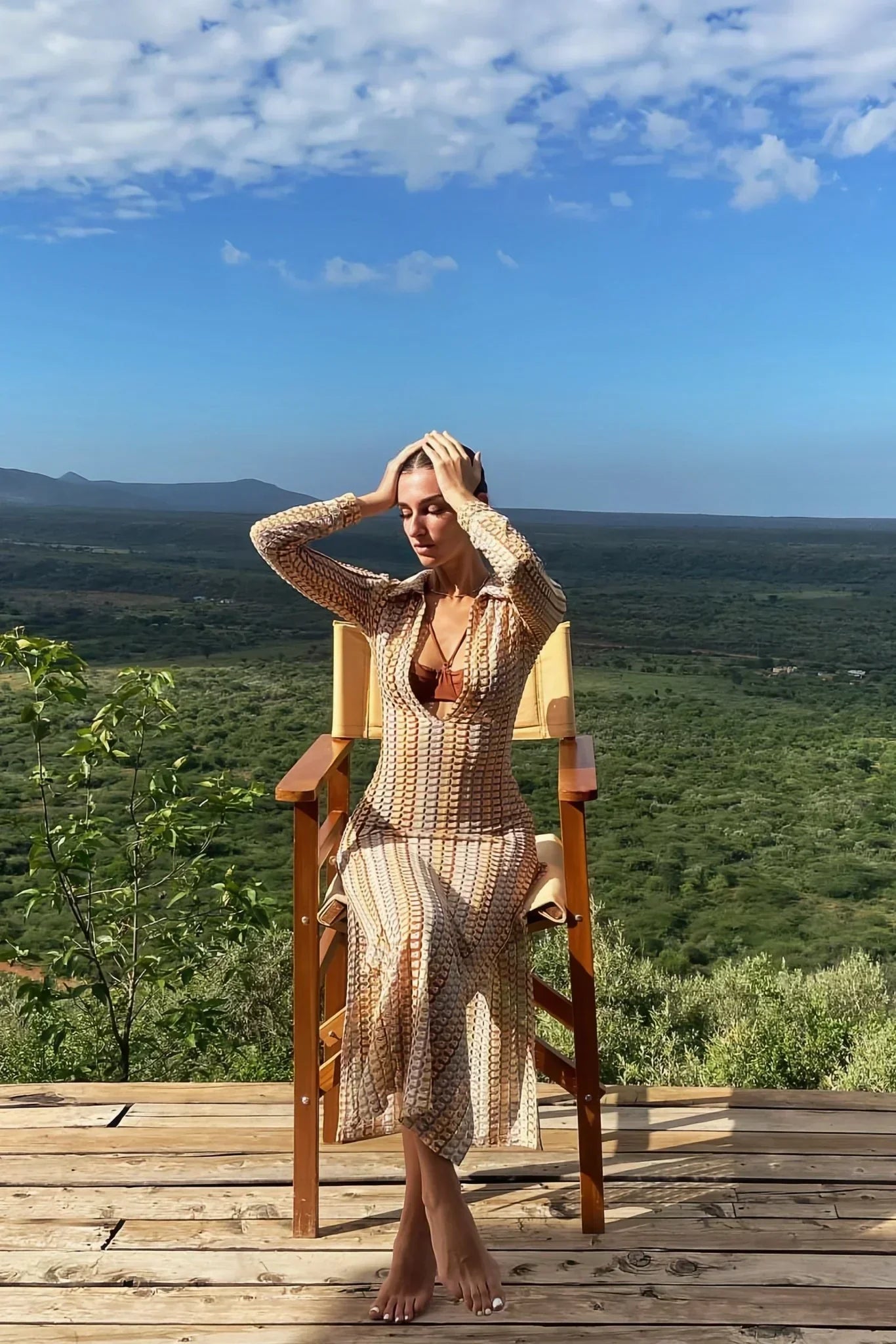 CM | Maxi vestido de playa