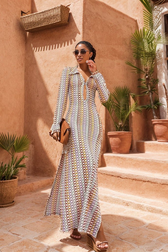 CM | Maxi vestido de playa