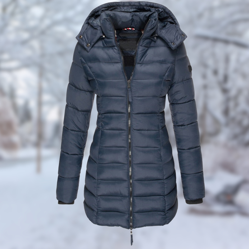 CM | Abrigo de invierno de largo medio a la moda