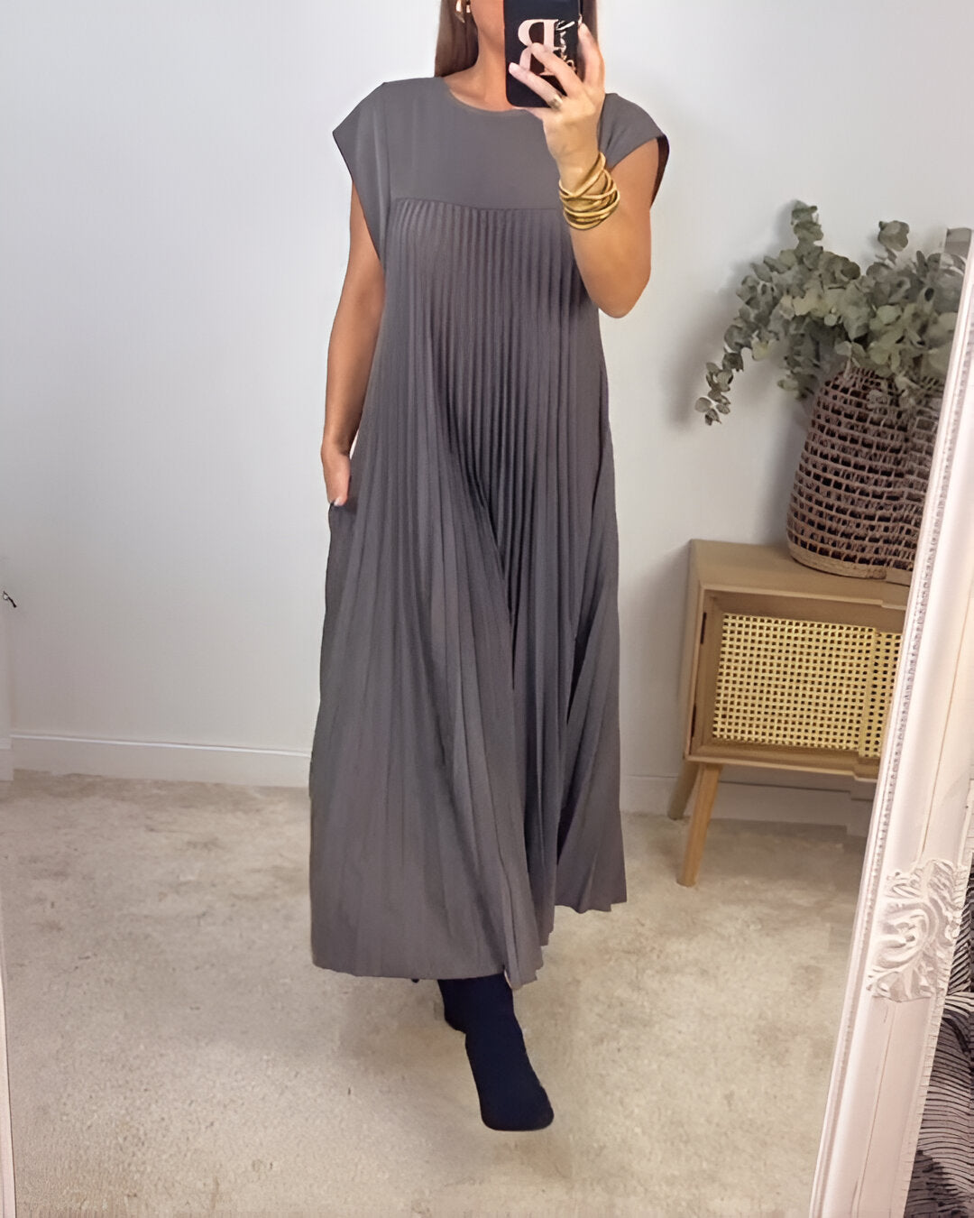 CM | elegante vestido midi para mujer