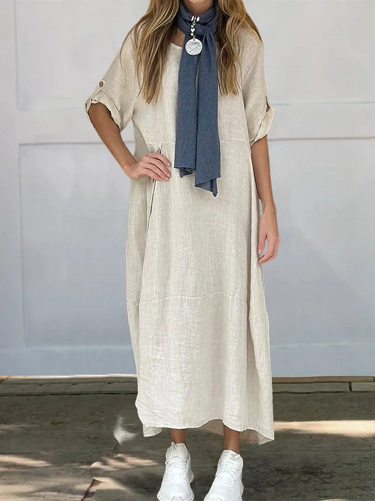 CM | Atemporal, maxi vestido holgado