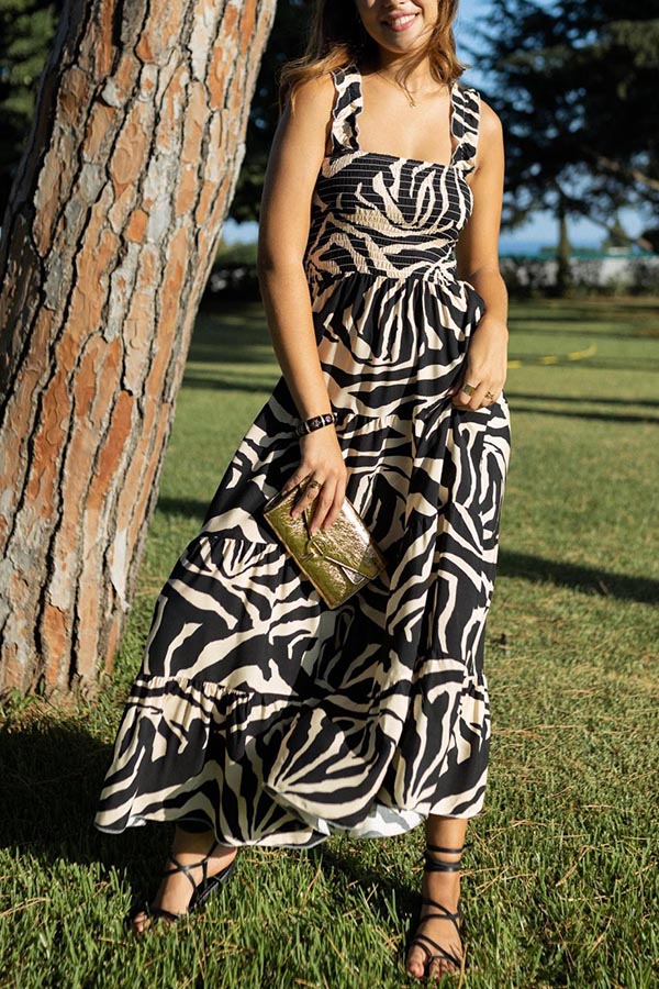 CM | Sling Swing Piso Limpie Vestido Playa Vestido Largo