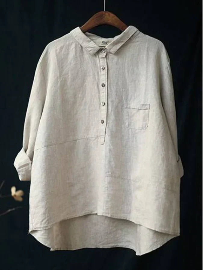 CM | Blusa clásica de algodón de primera calidad
